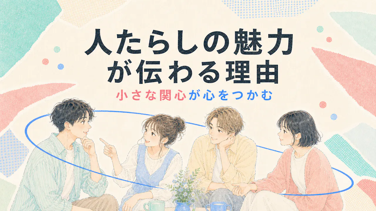 人たらしの魅力が伝わる3つの理由