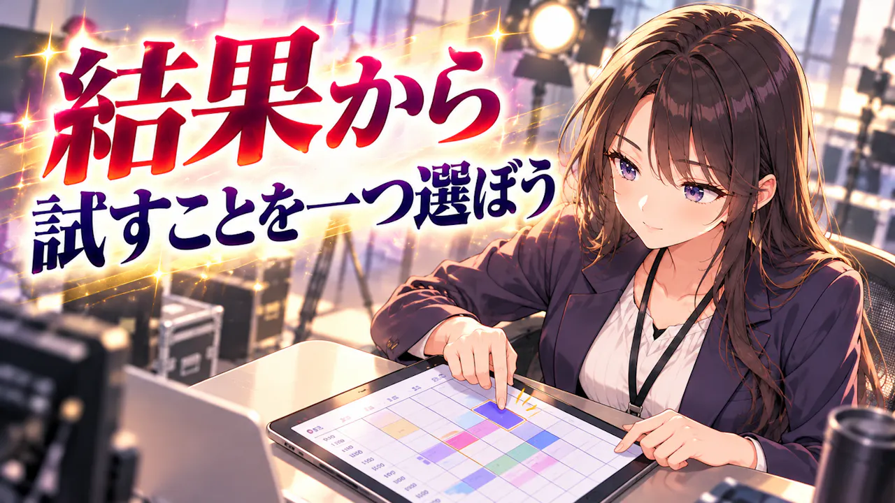 結果から試すことを一つ選ぼう