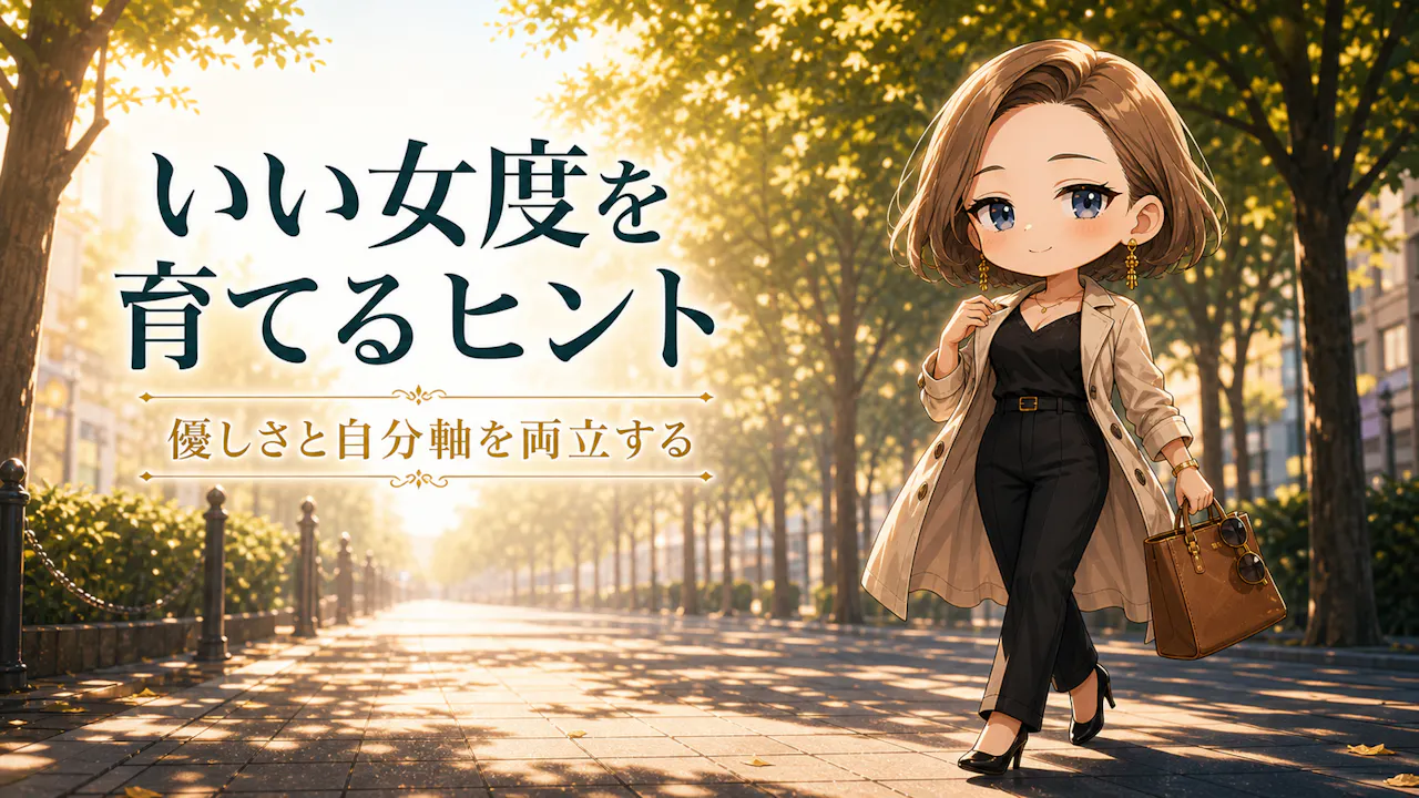 いい女度を育てる3つのヒント