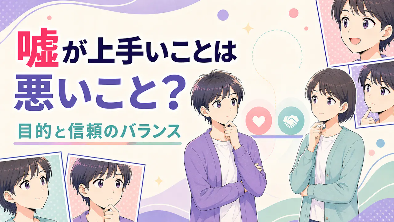 嘘が上手いことは悪いこと？