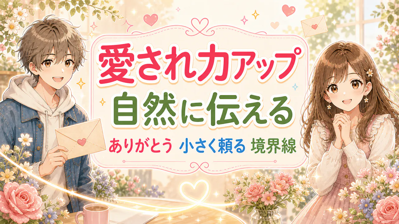愛され力を自然に育てるコツ