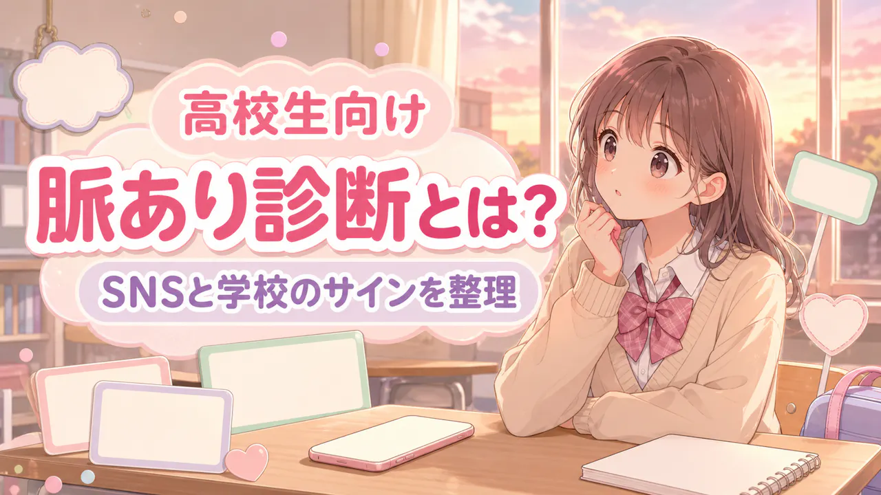 高校生向け脈あり診断とは？