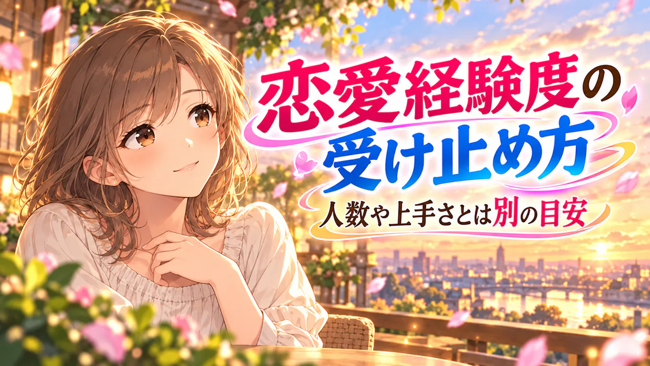 恋愛経験度の受け止め方