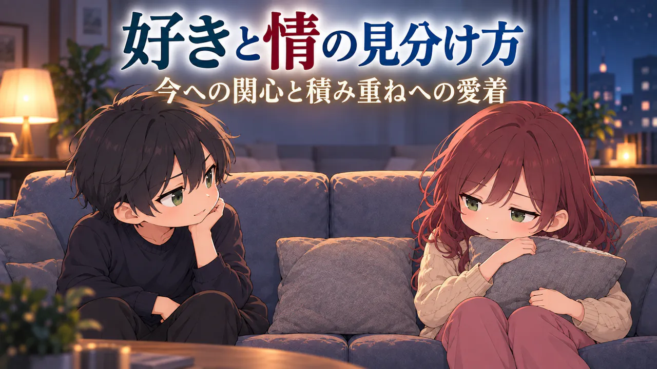 好きと情は、どこで見分ける？