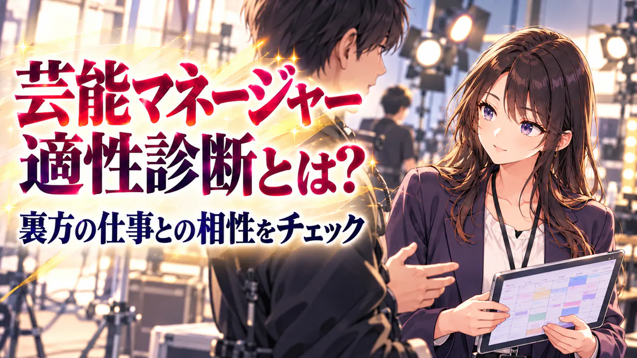 芸能マネージャー適性診断とは？