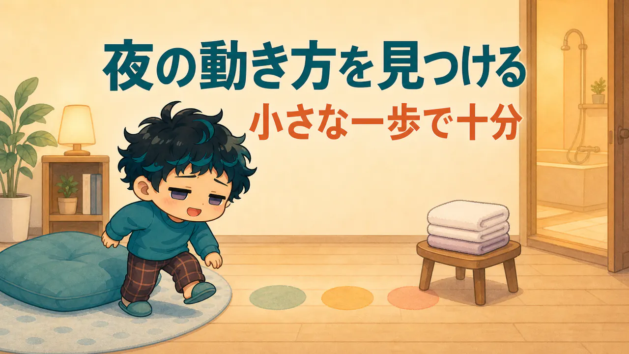 責めずに夜の動き方を見つけるコツ