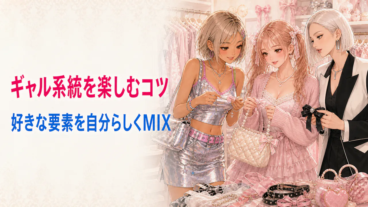 自分らしいギャル系統を楽しむ3つのコツ