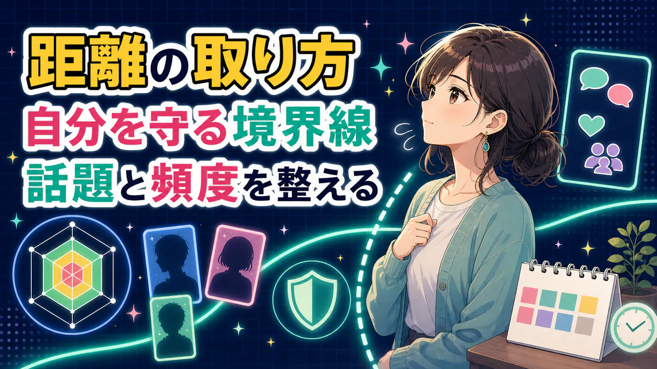 毒友かもと思った時の距離の取り方