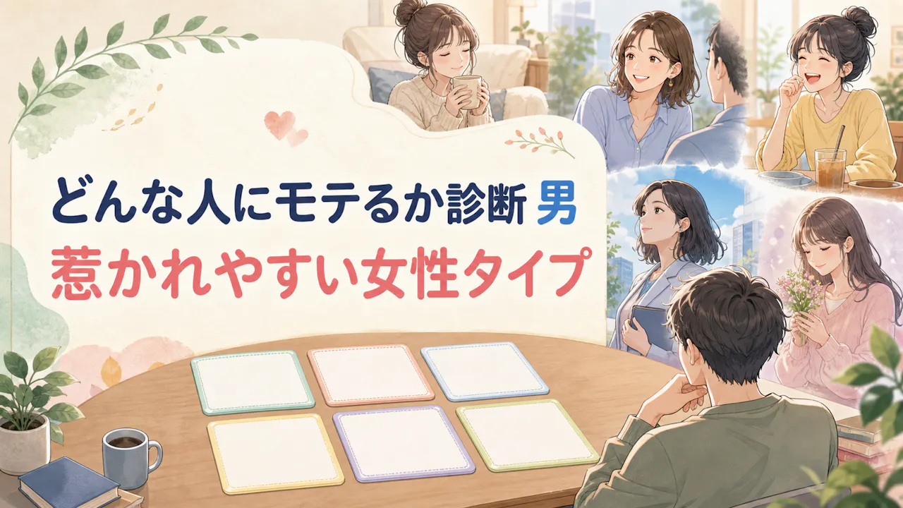 どんな人にモテるか診断 男とは？