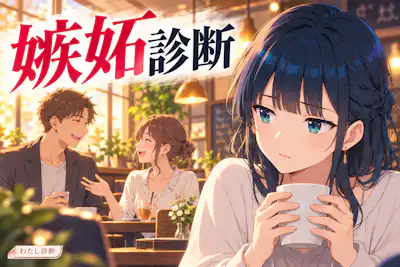 【嫉妬診断】あなたの嫉妬度は何％？恋愛・友達の場面でチェック