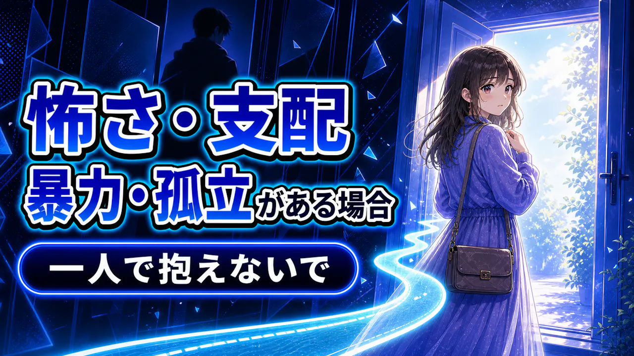 怖さ・支配・暴力・孤立がある場合