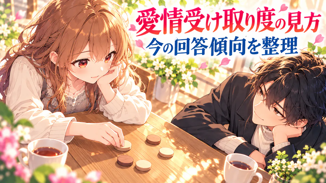 愛情受け取り度の見方