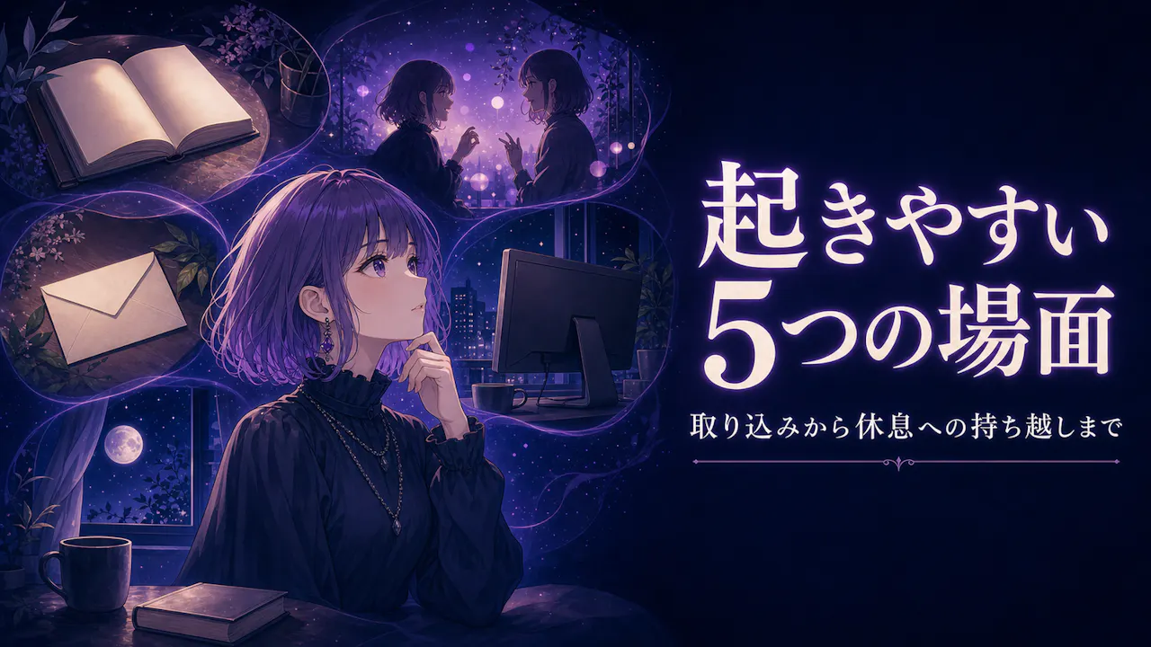 情報オーバーロードが起きやすい5つの場面
