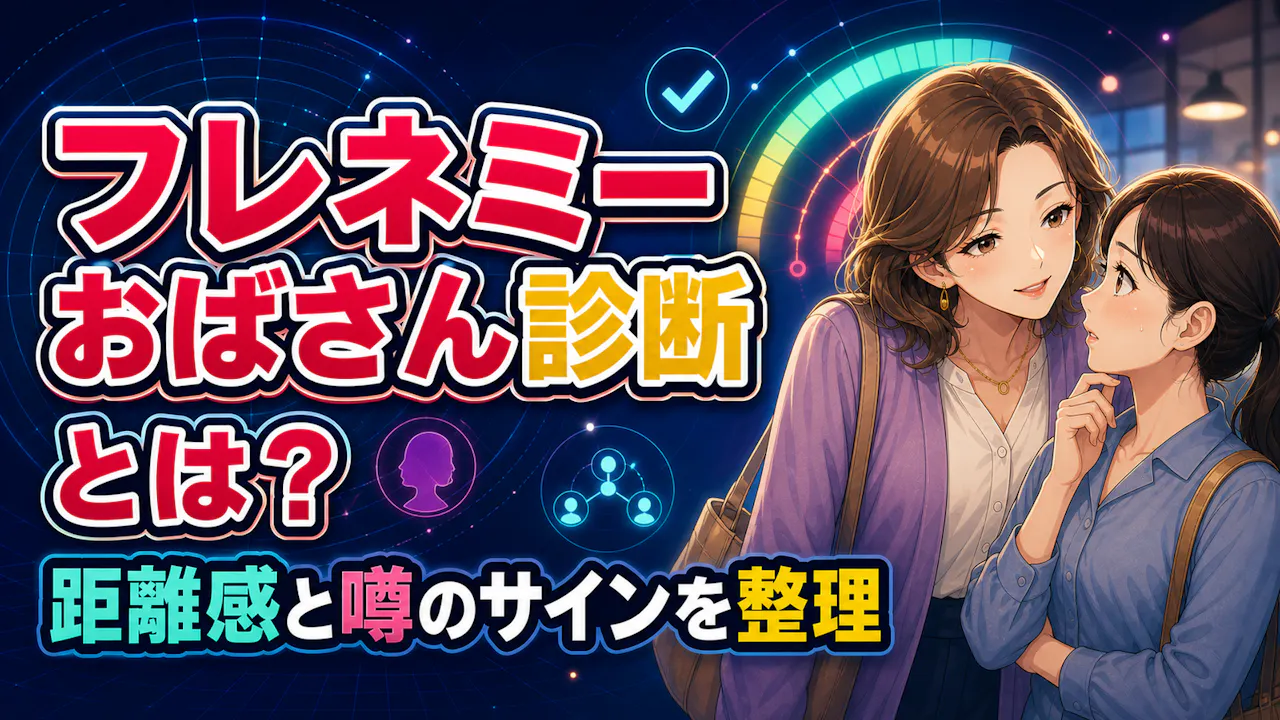 フレネミーおばさん診断とは？