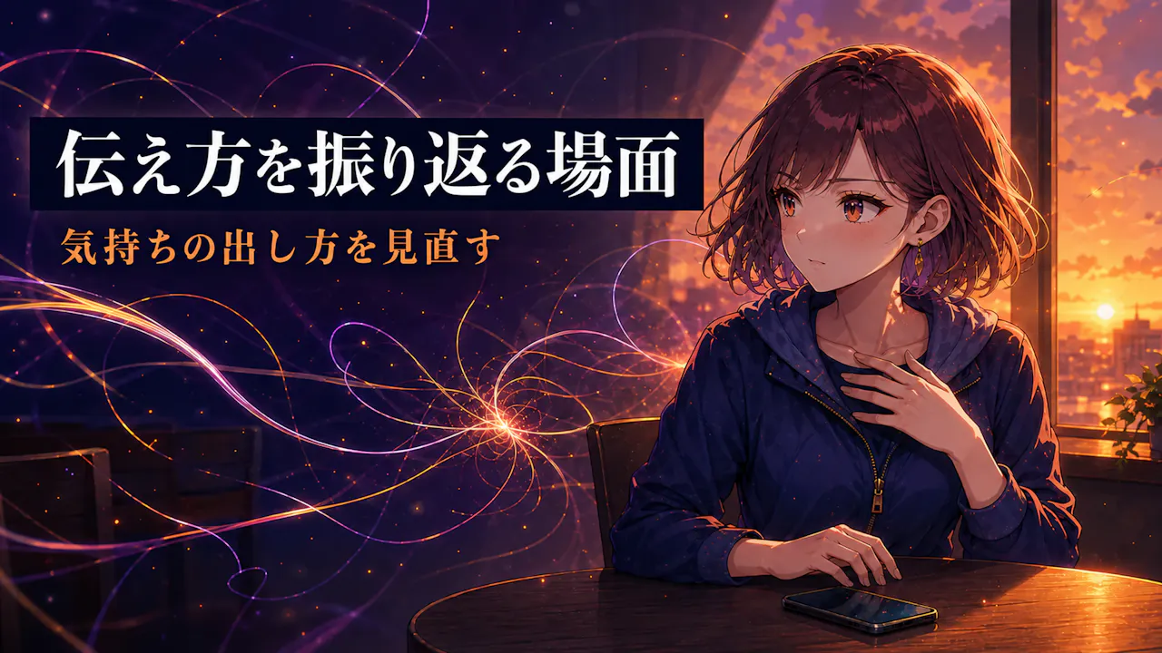 伝え方を振り返る4つの場面