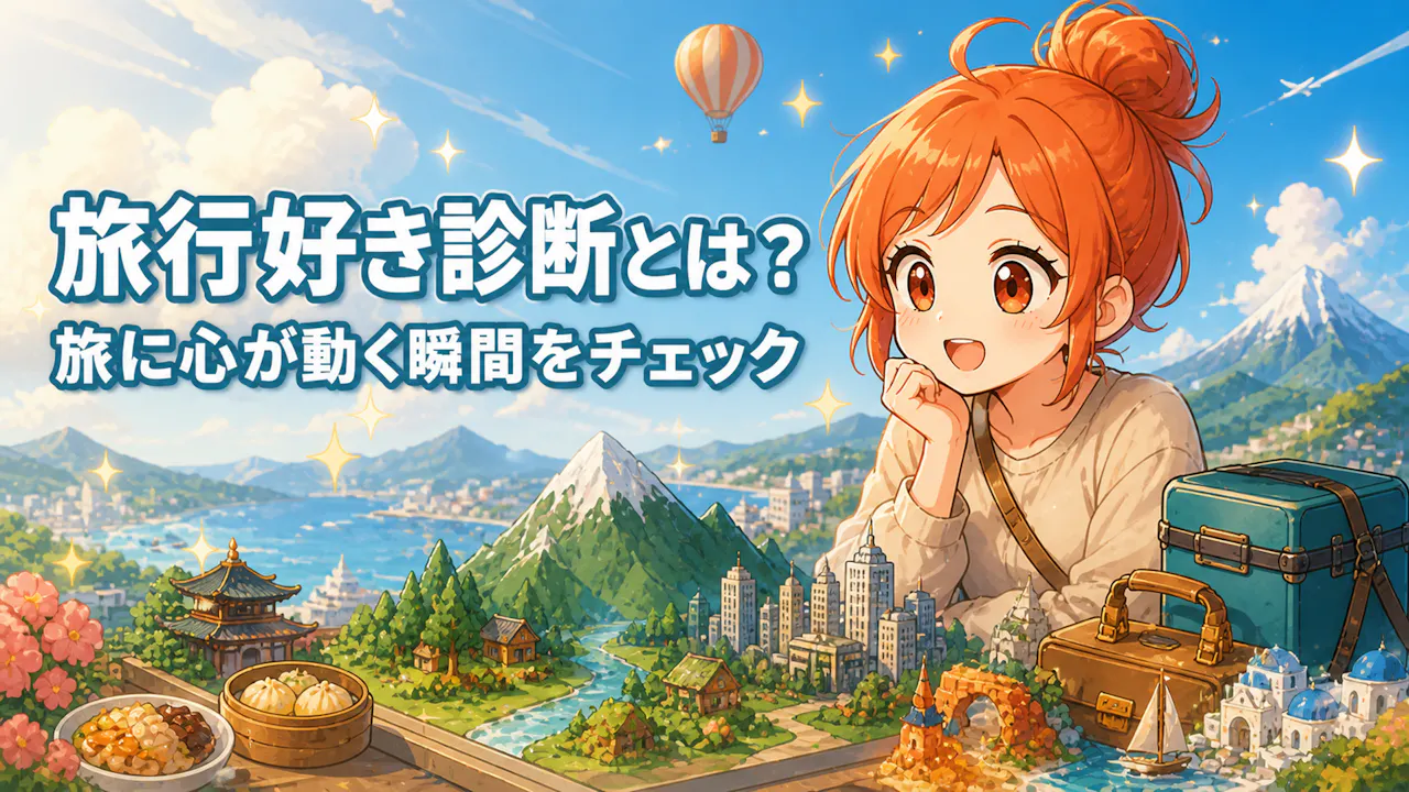 旅の景色を眺めながら自分の旅心に気づく橙色のお団子髪の成人女性