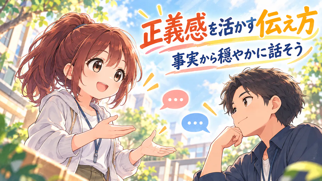 正義感を建設的に活かすには？