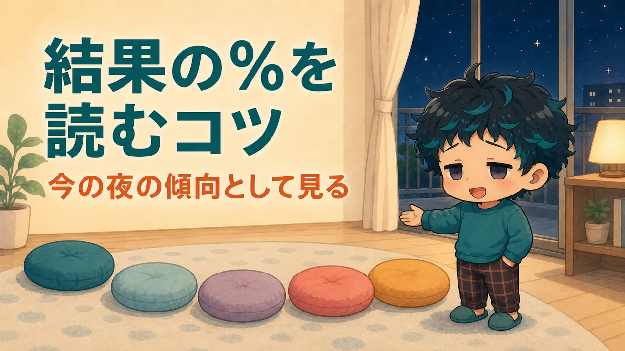 風呂キャンセル界隈度の結果の見方