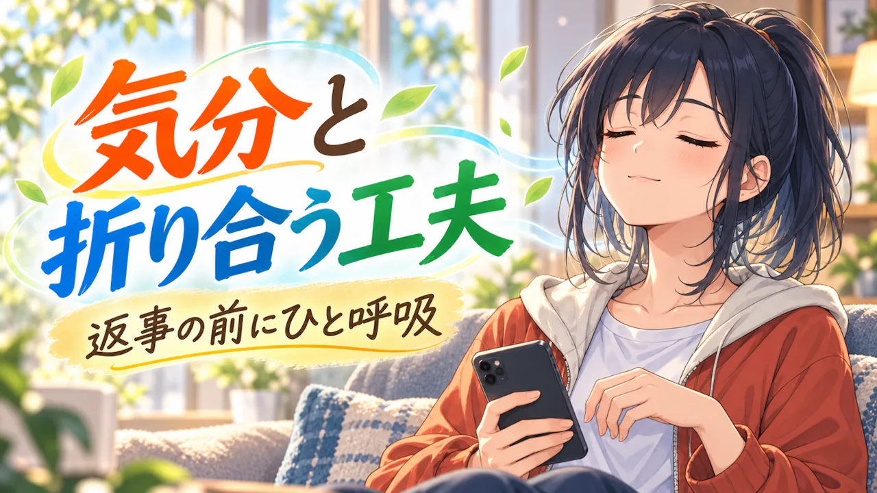 気分に左右される日に試したい工夫