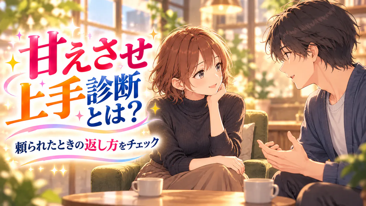 甘えさせ上手診断とは？
