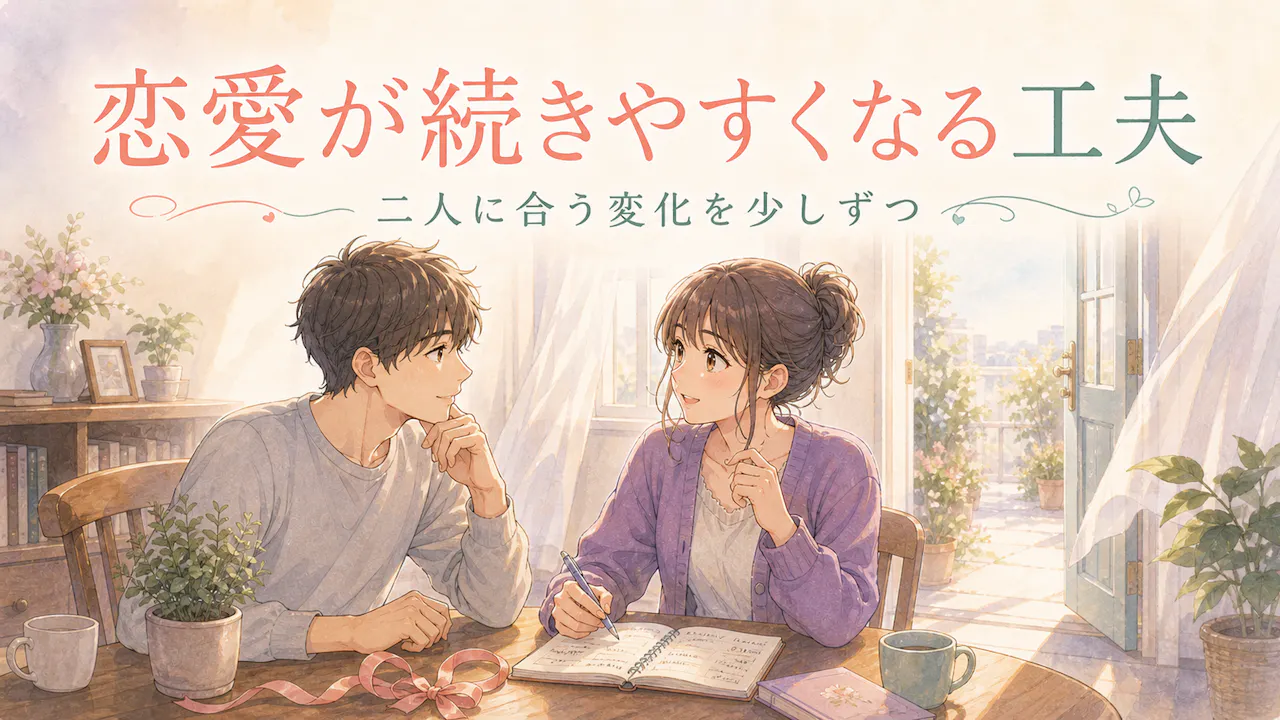 恋愛が続きやすくなる小さな工夫