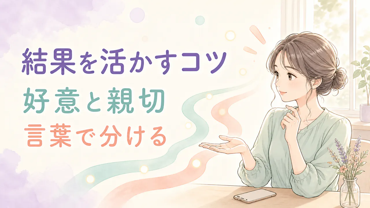 男たらし診断の結果を活かすコツ