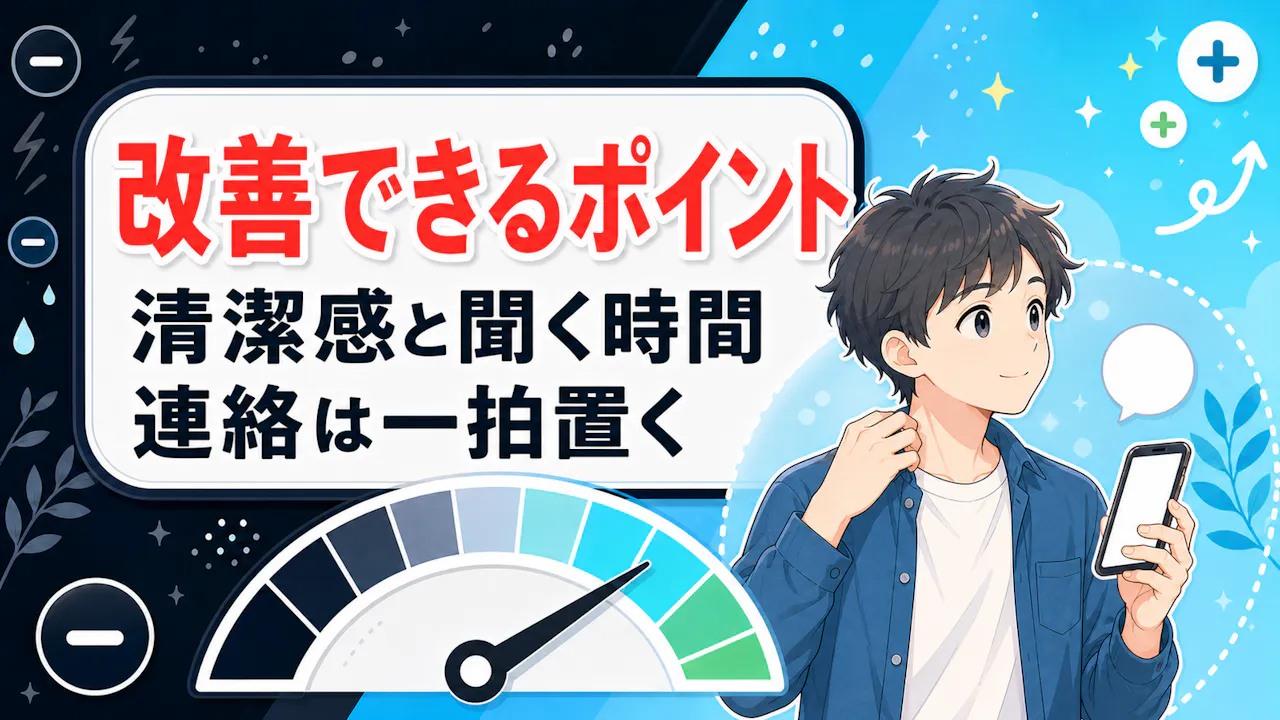 非モテ度が高めでも改善できるポイント