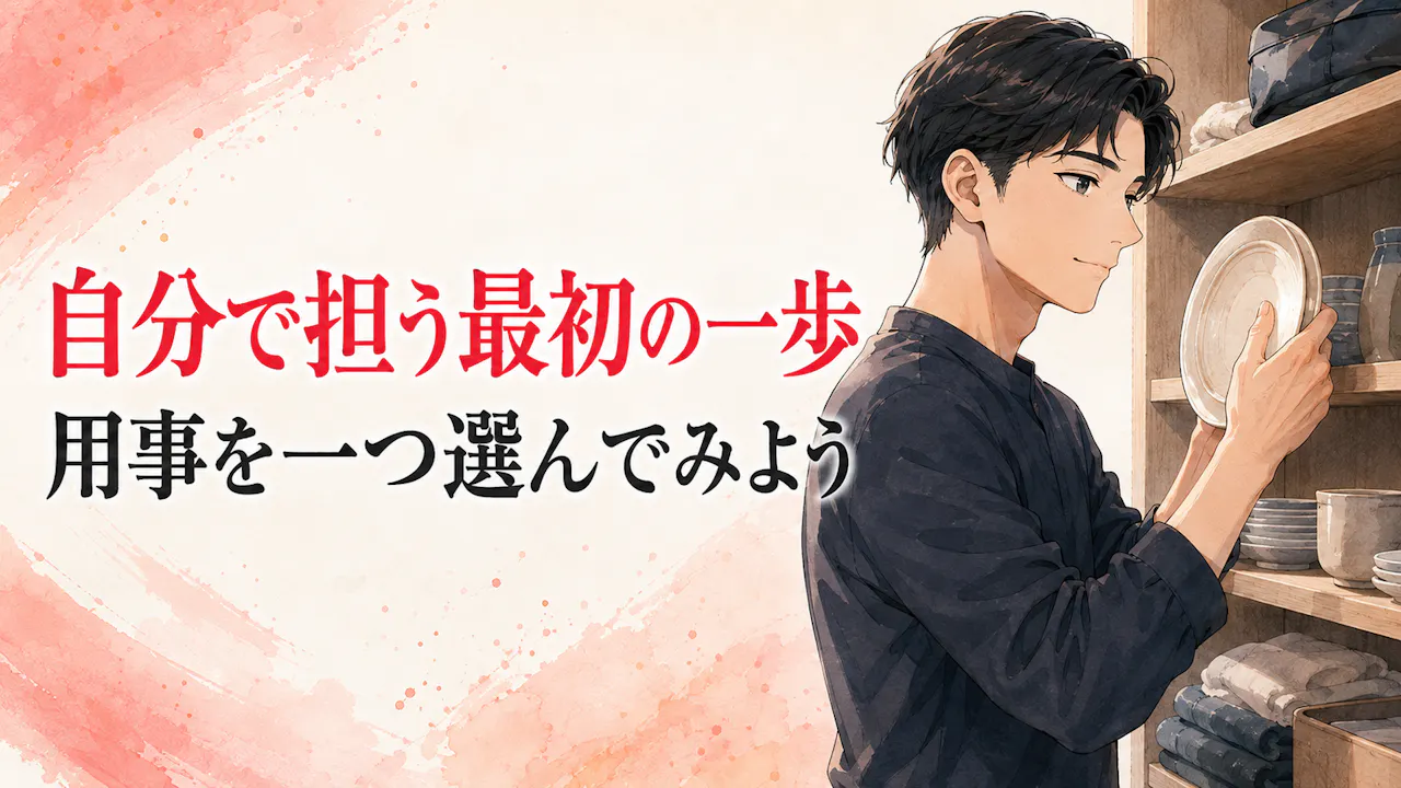 自分で担うことを一つ増やすには？