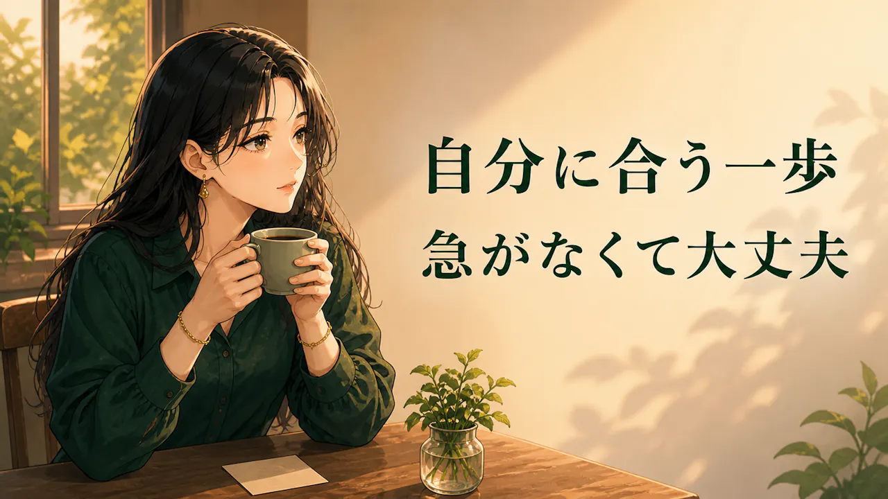 自分に合う一歩を選ぶために