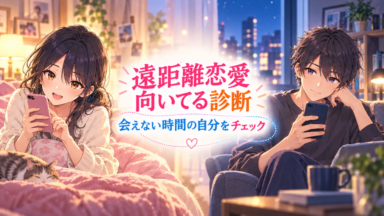 遠距離恋愛向いてる診断とは？