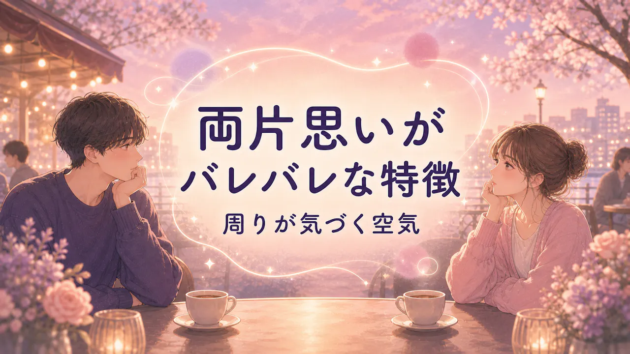 両片思いがバレバレな特徴