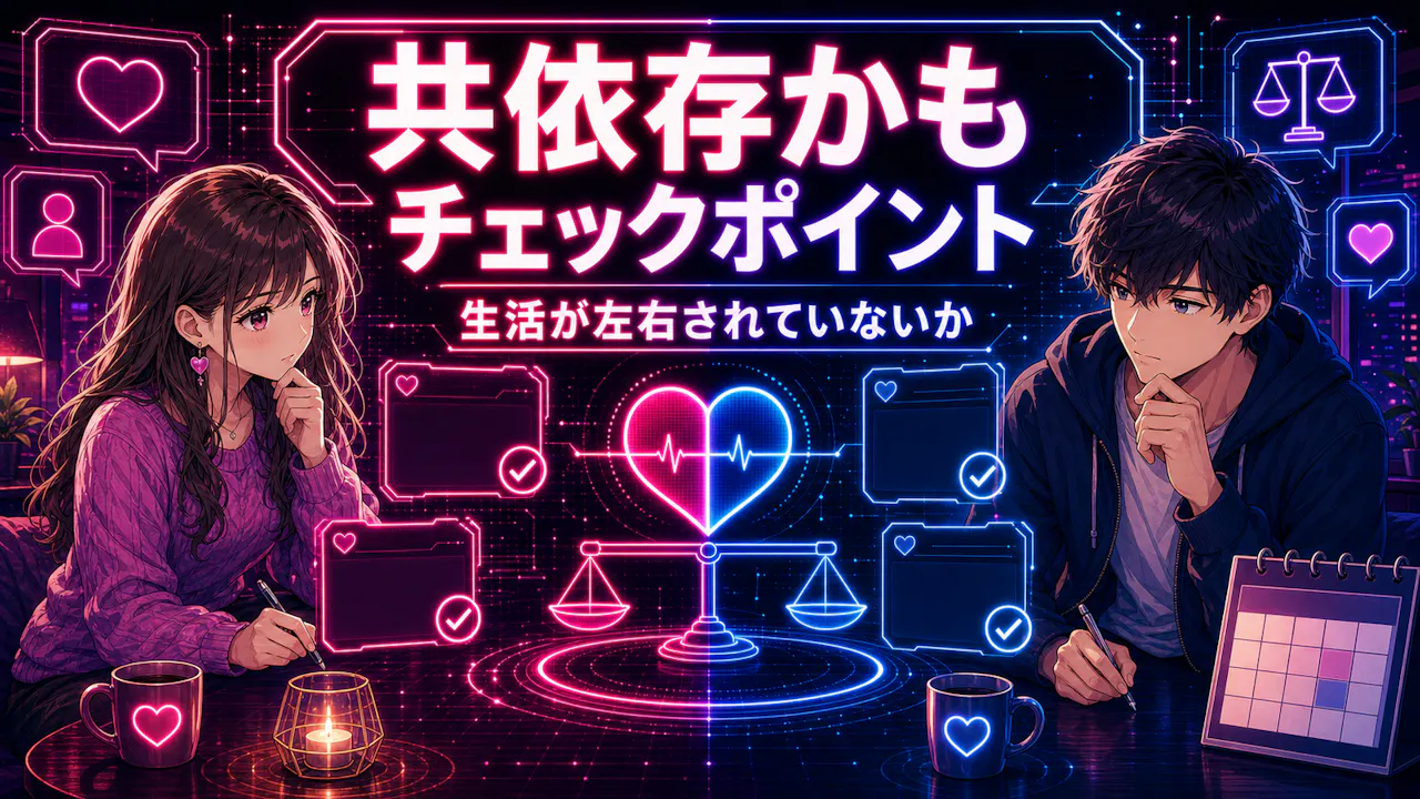 共依存カップルかもと思ったときのチェックポイント