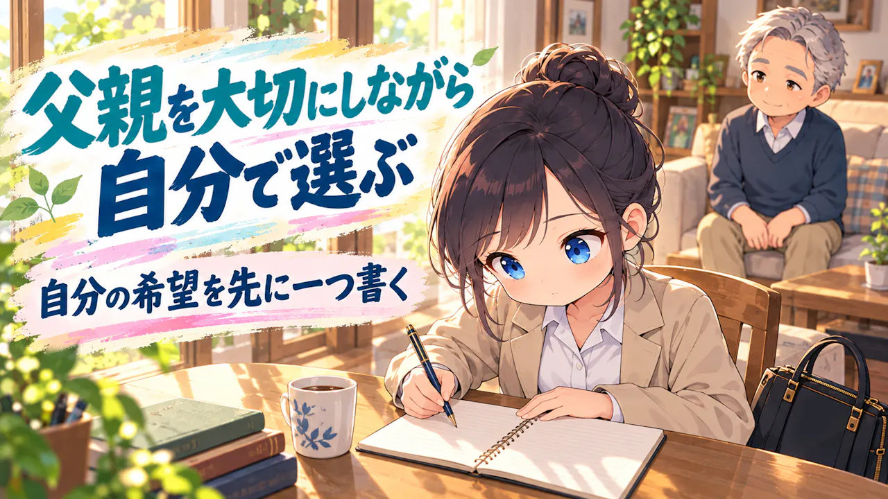 父親を大切にしながら自分で選ぶには