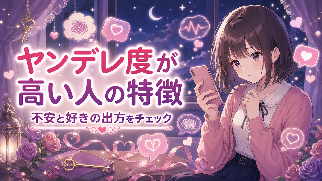 ヤンデレ度が高い人がよく見せる特徴