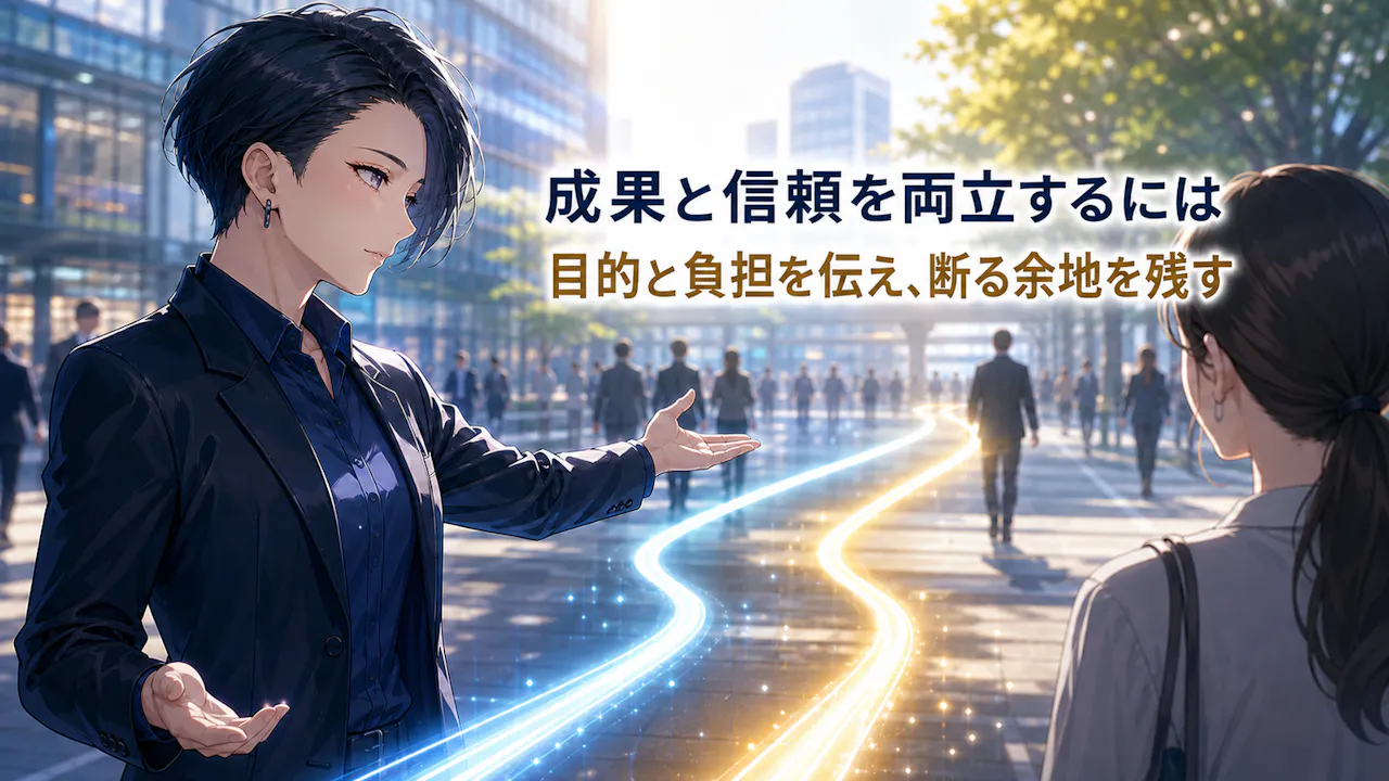 成果と信頼を両立するには