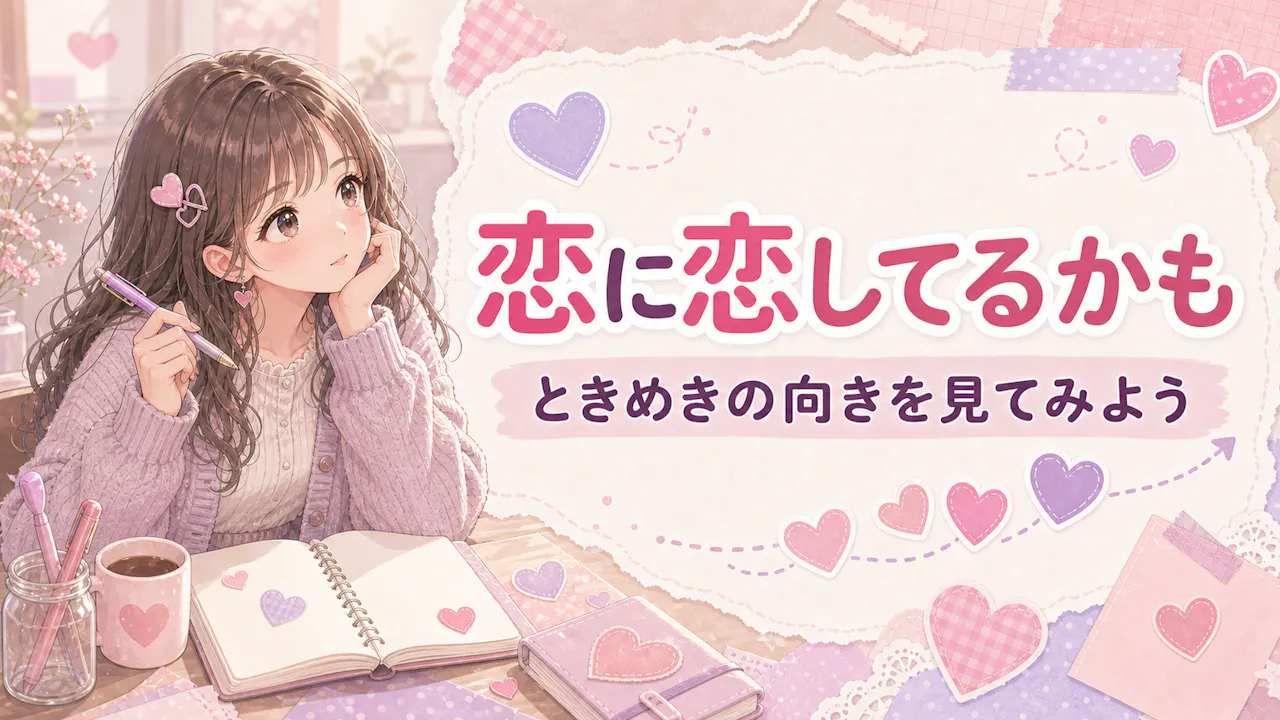 恋に恋してるかもと思うサイン
