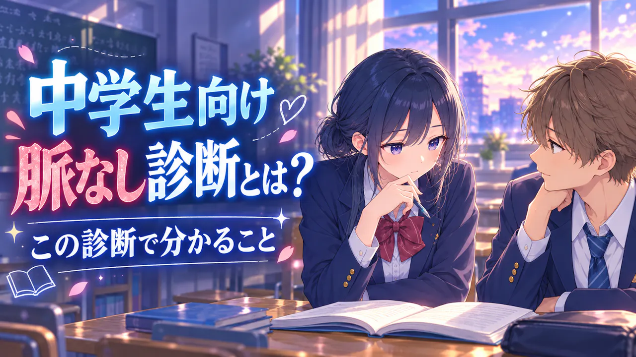 中学生向け脈なし診断とは？