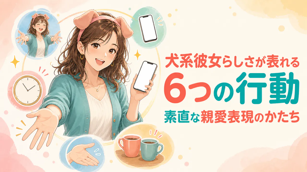 犬系彼女らしさが表れる6つの行動