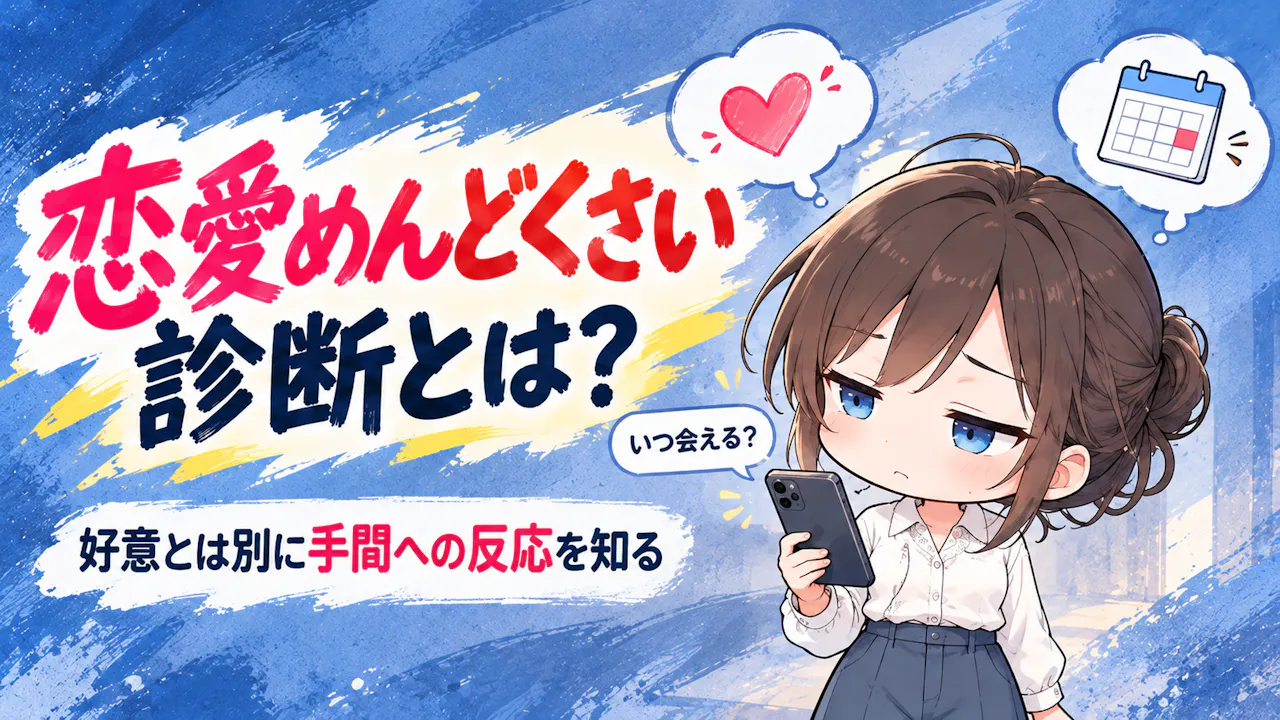 恋愛めんどくさい診断とは？