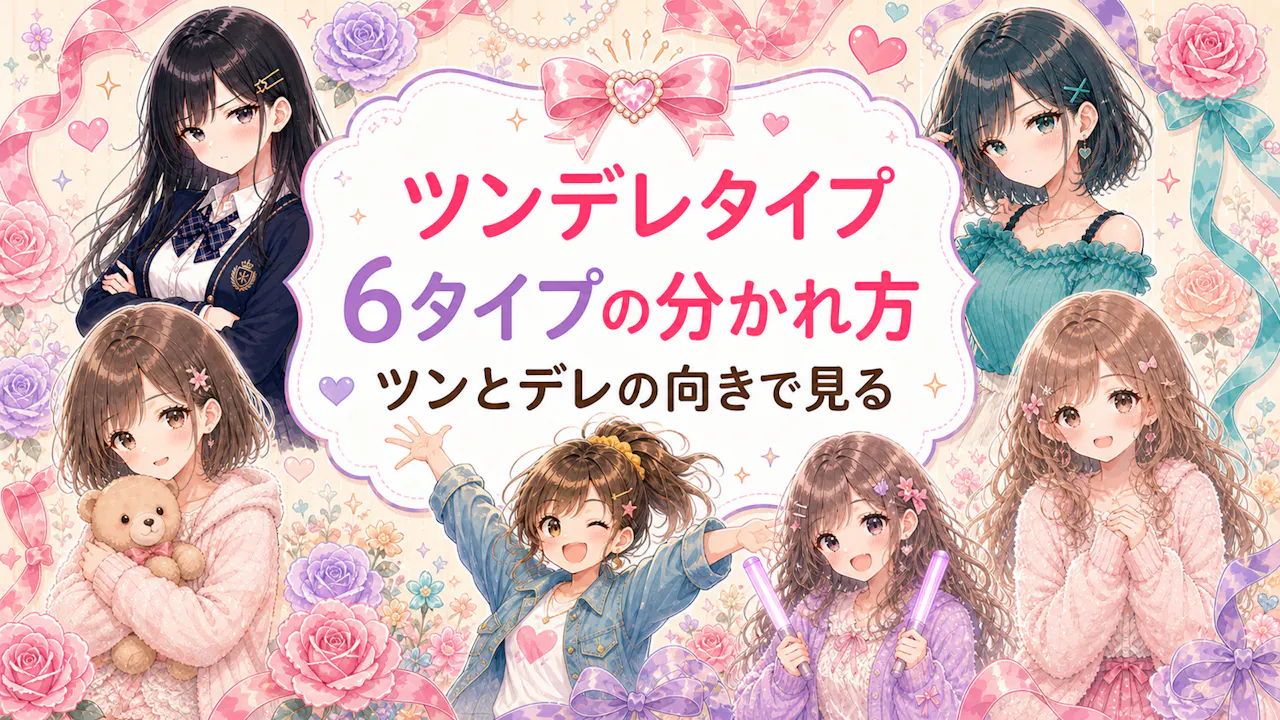 ツンデレタイプはどう分かれる？