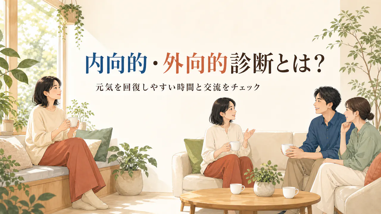 内向的・外向的診断とは？