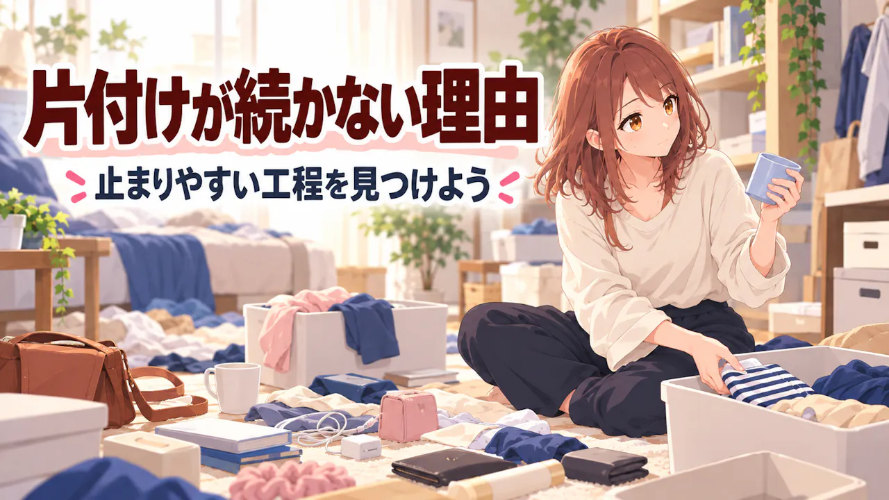 片付けが続かない理由を整えるヒント