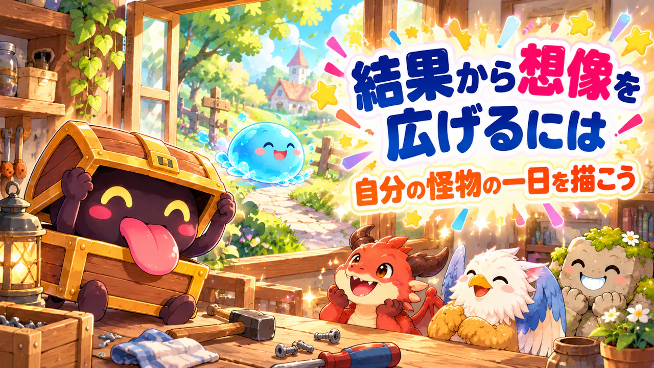 結果から想像を広げるには