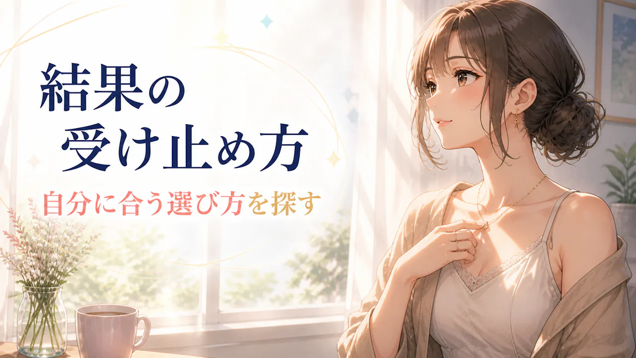 結果の受け止め方