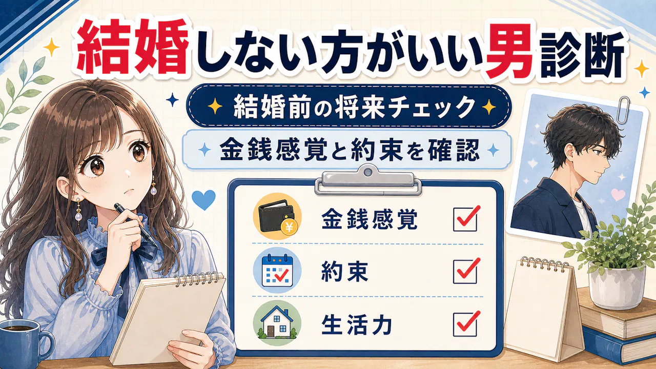 結婚しない方がいい男診断とは？