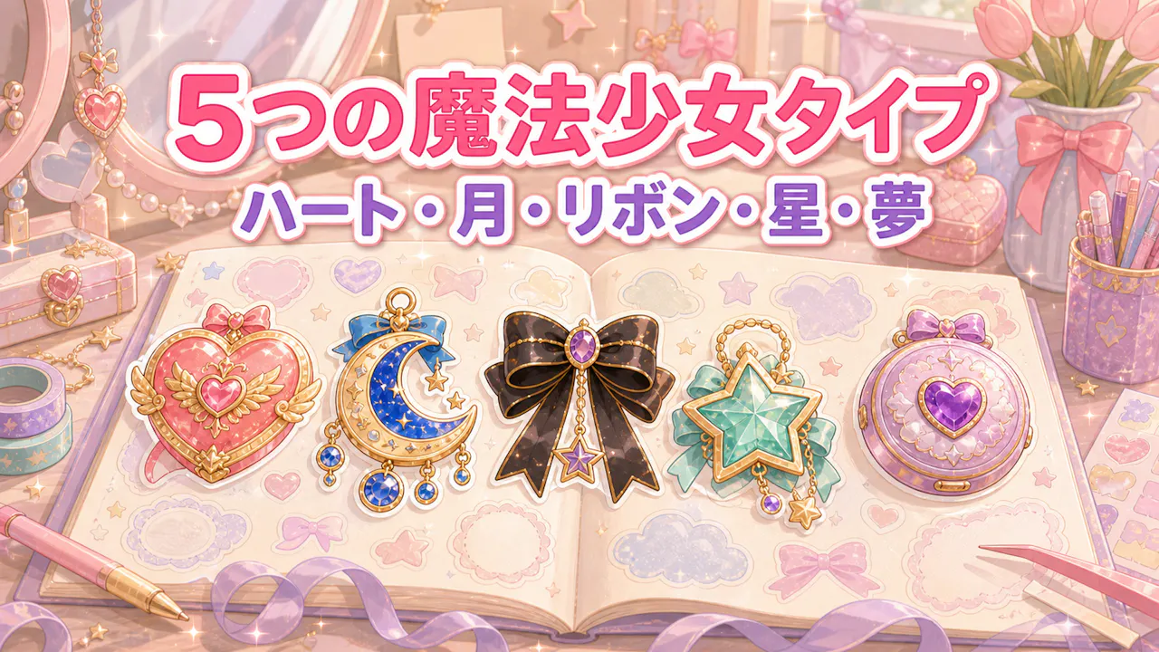 診断でわかる5つの魔法少女タイプ