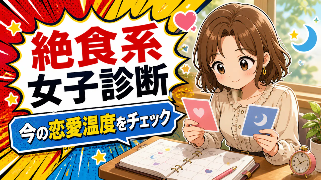 予定カードを見比べながら今の恋愛温度を考える成人女性の見出し画像