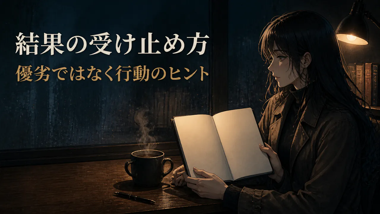 結果を自分のペースで使うには