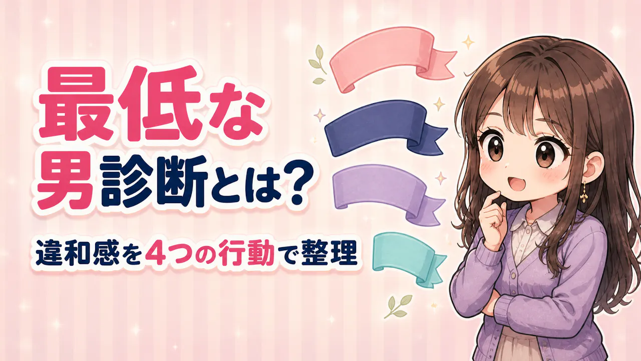 最低な男診断とは？