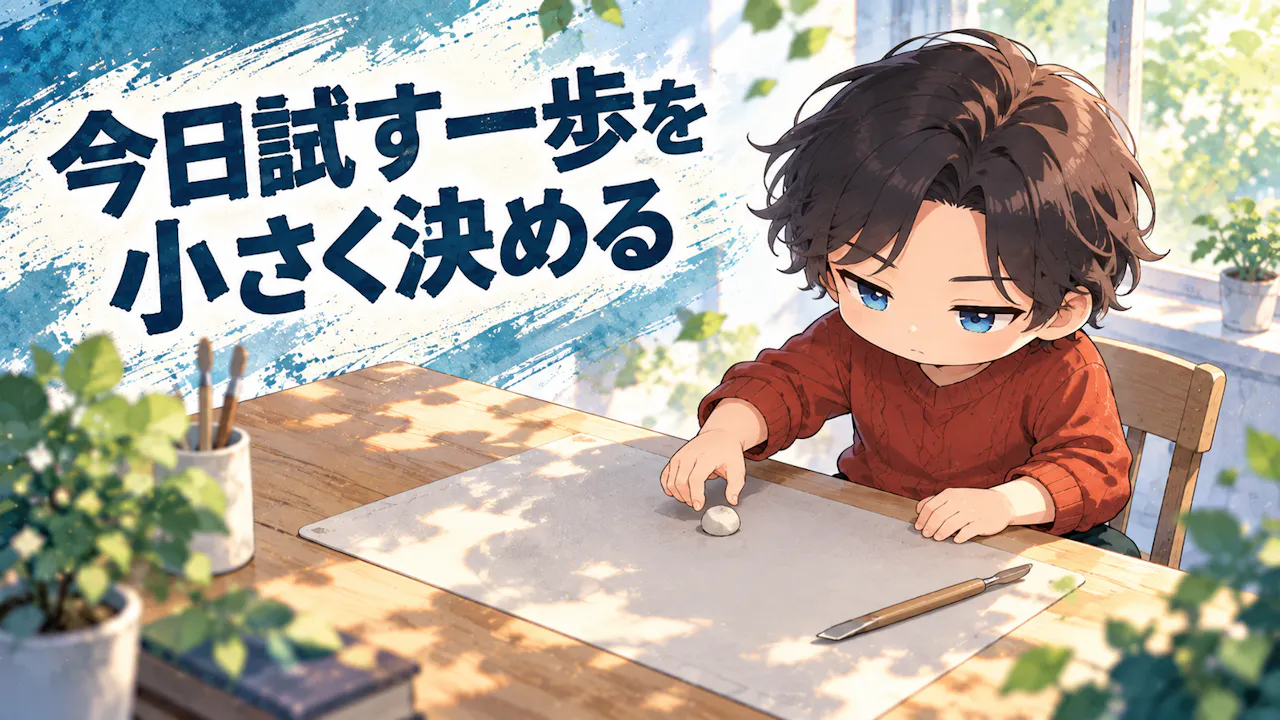 今日試す一歩を小さく決める